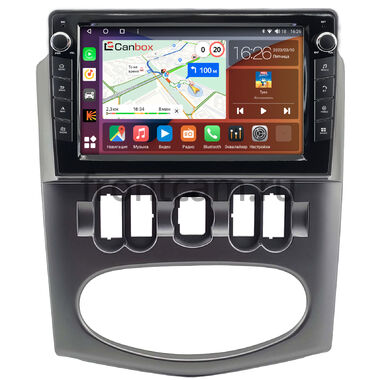 Renault Logan 2009-2015 (серая, Тип 2) Canbox H-Line 7822-9-1958 на Android 10 (4G-SIM, 4/32, DSP, IPS) С крутилками