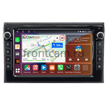 GAC M8 2020-2022 (глянцевая) Canbox H-Line 7822-9-2300 на Android 10 (4G-SIM, 4/32, DSP, IPS) С крутилками