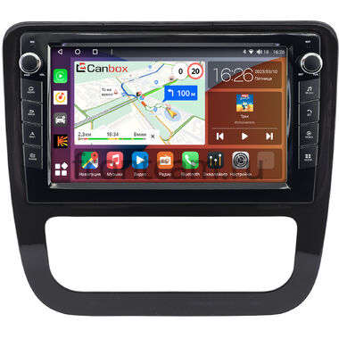 Volkswagen Scirocco 2008-2014 (глянцевая) Canbox H-Line 7822-9-3213 на Android 10 (4G-SIM, 4/32, DSP, IPS) С крутилками