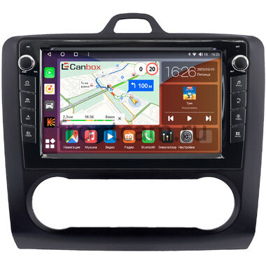 Ford Focus 2 (2005-2011) (с климат-контролем) Canbox H-Line 7823-9-0127 Android 10 (4G-SIM, 4/64, DSP, IPS) С крутилками