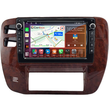 Nissan Patrol (Y61) 1997-2004 (цвет дерево) Canbox H-Line 7823-9-0333 на Android 10 (4G-SIM, 4/64, DSP, IPS) С крутилками