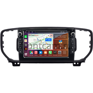 Kia Sportage 4 2015-2018 (черная, для авто с камерой) Canbox H-Line 7824-9-0331 на Android 10 (4G-SIM, 6/128, DSP, IPS) С крутилками