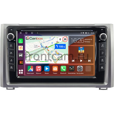 Toyota Tundra 2 (2013-2021) (серебро) Canbox H-Line 7824-9-0655 на Android 10 (4G-SIM, 6/128, DSP, IPS) С крутилками