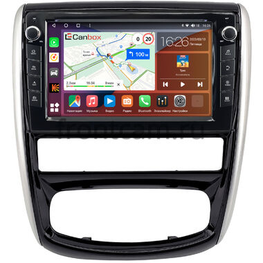 Renault Duster 2010-2015 (глянцевая) Canbox H-Line 7824-9-1346 на Android 10 (4G-SIM, 6/128, DSP, IPS) С крутилками