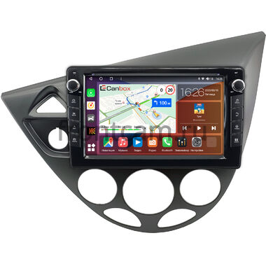 Ford Focus 1998-2005 (темно-серая) Canbox H-Line 7824-9-2070 на Android 10 (4G-SIM, 6/128, DSP, IPS) С крутилками