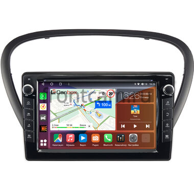 Peugeot 607 2004-2010 Canbox H-Line 7824-9-6060 Android 10 (4G-SIM, 6/128, DSP, IPS) С крутилками