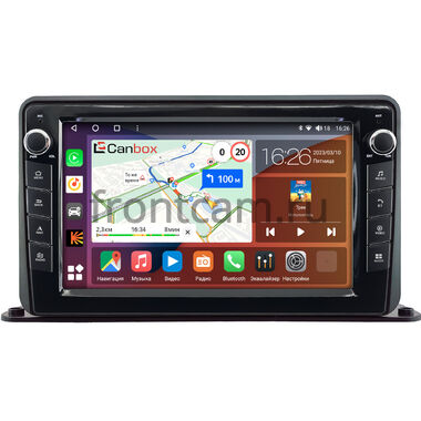 Canbox H-Line 7824-9191 на Android 10 (4G-SIM, 6/128, DSP, IPS) С крутилками для установки на торпедо