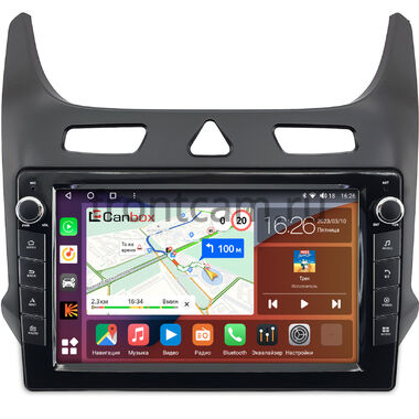 Chevrolet Cobalt 2 2011-2024 (черная) Canbox H-Line 7826-10-0126 на Android 10 (4G-SIM, 4/32, DSP, QLed) С крутилками