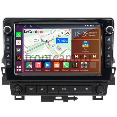 Mitsubishi Eclipse Cross 2017-2026 (взамен магнитолы с крутилками) Canbox H-Line 7826-10-0285 на Android 10 (4G-SIM, 4/32, DSP, QLed) С крутилками