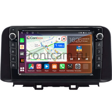 Hyundai Kona (2017-2020) Canbox H-Line 7826-10-0342 на Android 10 (4G-SIM, 4/32, DSP, QLed) С крутилками