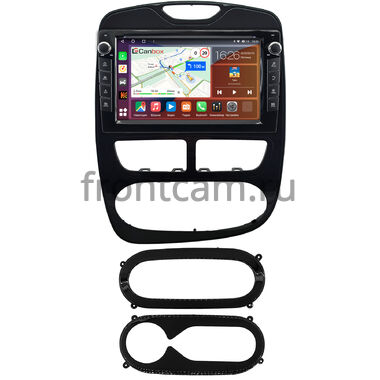Renault Clio 4 2016-2019 (черная) Canbox H-Line 7826-10-0860 на Android 10 (4G-SIM, 4/32, DSP, QLed) С крутилками