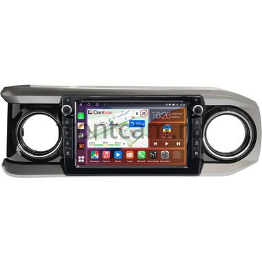 Toyota Tacoma 3 2015-2023 (черная, глянцевая) Canbox H-Line 7826-10-1431 на Android 10 (4G-SIM, 4/32, DSP, QLed) С крутилками