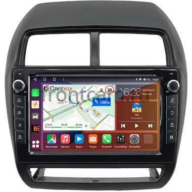 Mitsubishi ASX, Outlander Sport, RVR 3 2016-2024 Canbox H-Line 7826-10-1530 на Android 10 (4G-SIM, 4/32, DSP, QLed) С крутилками