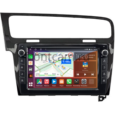 Volkswagen Golf 7 (2012-2020) (глянцевая) Canbox H-Line 7826-10-469 на Android 10 (4G-SIM, 4/32, DSP, QLed) С крутилками