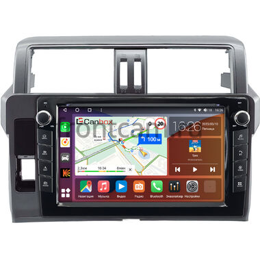 Toyota Land Cruiser Prado 150 (2013-2017) (Тип 2) Canbox H-Line 7826-1051 на Android 10 (4G-SIM, 4/32, DSP, QLed) С крутилками