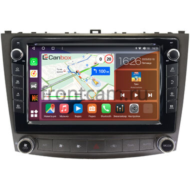 Lexus IS 2 2005-2012 Canbox H-Line 7827-10-250 на Android 10 (4G-SIM, 4/64, DSP, QLed) С крутилками