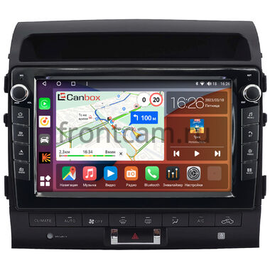 Toyota Land Cruiser 200 2013-2015 (Тип A, canbus LZ) Canbox H-Line 7827-10-2572 на Android 10 (4G-SIM, 4/64, DSP, QLed) С крутилками