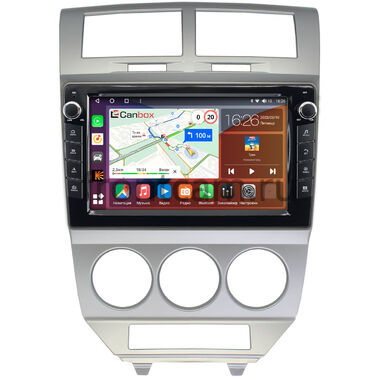 Dodge Caliber 2006-2009 Canbox H-Line 7827-10-721 на Android 10 (4G-SIM, 4/64, DSP, QLed) С крутилками