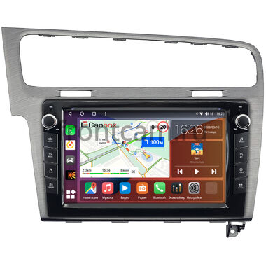 Volkswagen Golf 7 (2012-2020) (серая) Canbox H-Line 7828-10-048 на Android 10 (4G-SIM, 6/128, DSP, QLed) С крутилками