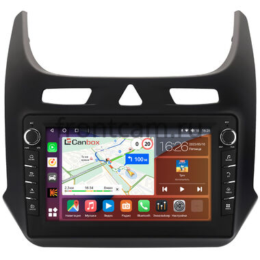 Chevrolet Cobalt 2 (2011-2024) (черная, матовая) Canbox H-Line 7832-9-0560 на Android 10 (4G-SIM, 4/32, DSP, IPS) С крутилками