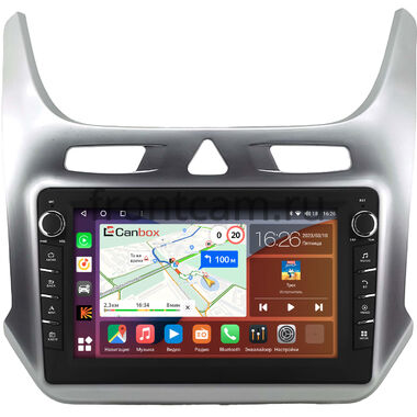 Chevrolet Cobalt 2 2011-2024 (серебренная, матовая) Canbox H-Line 7832-9-0682 на Android 10 (4G-SIM, 4/32, DSP, IPS) С крутилками