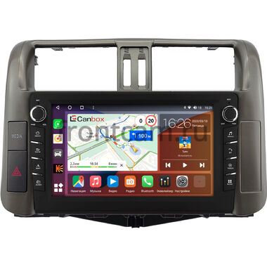 Toyota Land Cruiser Prado 150 (2009-2013) (для авто с круговым обзором, цвет титан) Canbox H-Line 7832-9-2750 на Android 10 (4G-SIM, 4/32, DSP, IPS) С крутилками