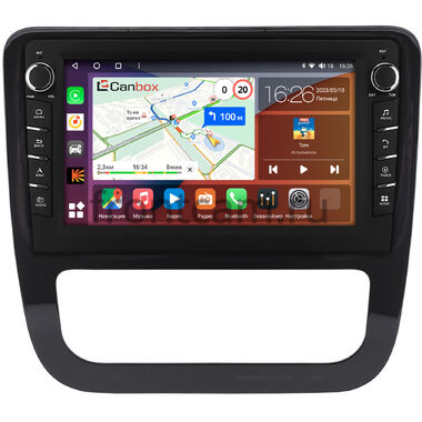 Volkswagen Scirocco 2008-2014 (глянцевая) Canbox H-Line 7832-9-3213 на Android 10 (4G-SIM, 4/32, DSP, IPS) С крутилками