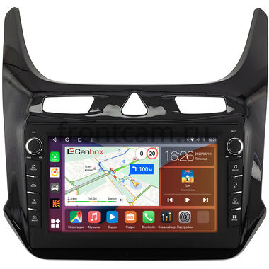 Chevrolet Cobalt 2 (2011-2024) (черный глянец) Canbox H-Line 7832-9-408 на Android 10 (4G-SIM, 4/32, DSP, IPS) С крутилками