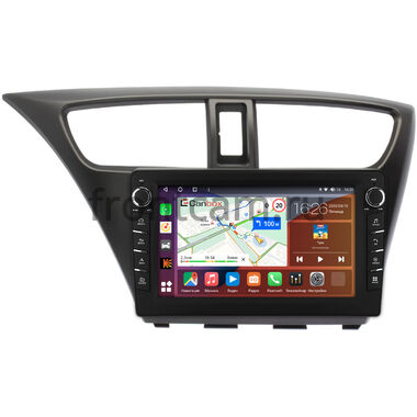 Honda Civic 9 5D 2011-2015 (левый руль, хэтчбэк) Canbox H-Line 7833-9-0108 Android 10 (4G-SIM, 4/64, DSP, IPS) С крутилками