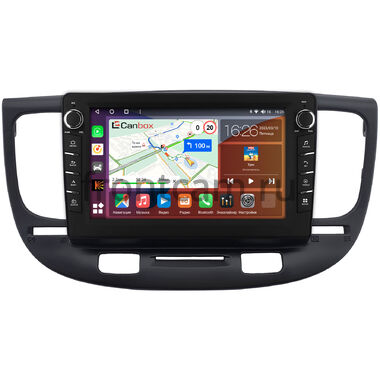 Kia Rio 2 2005-2011 (черная) Canbox H-Line 7833-9-0188 на Android 10 (4G-SIM, 4/64, DSP, IPS) С крутилками