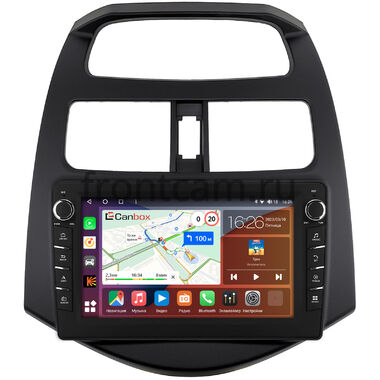 Chevrolet Spark (2009-2016), Spark 3 (M300) (2020-2024) (матовая) Canbox H-Line 7833-9-180 Android 10 (4G-SIM, 4/64, DSP, IPS) С крутилками