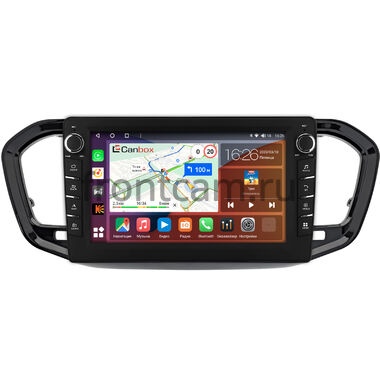 Lada Vesta (NG), Aura 2024-2025 (черный глянец) Canbox H-Line 7833-9-1924 на Android 10 (4G-SIM, 4/64, DSP, IPS) С крутилками