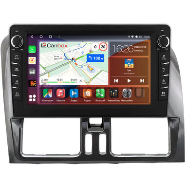 Volvo XC60 2008-2017 (глянцевая, темно-серая) Canbox H-Line 7834-9-0468 на Android 10 (4G-SIM, 6/128, DSP, IPS) С крутилками