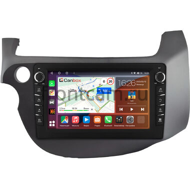 Honda Jazz 2 2008-2014 (левый руль) Canbox H-Line 7834-9-0754 на Android 10 (4G-SIM, 6/128, DSP, IPS) С крутилками