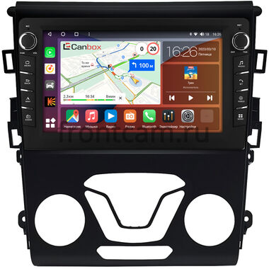 Ford Mondeo 5 2014-2022, Fusion 2 (North America) 2012-2016 (для авто с маленьким экраном) Canbox H-Line 7834-9-096 на Android 10 (4G-SIM, 6/128, DSP, IPS) С крутилками