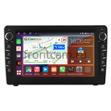 Peugeot 407 2004-2010 (черная, матовая) Canbox H-Line 7834-9-6716 на Android 10 (4G-SIM, 6/128, DSP, IPS) С крутилками
