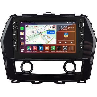 Nissan Maxima 8 (A36) (2015-2024) (глянцевая) Canbox H-Line 7836-10-0059 на Android 10 (4G-SIM, 4/32, DSP, QLed) С крутилками