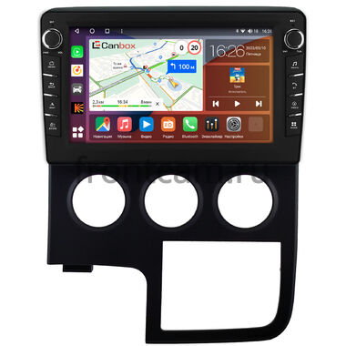 Toyota Hiace (H300) (2019-2026) (руль слева) Canbox H-Line 7836-10-0886 на Android 10 (4G-SIM, 4/32, DSP, QLed) С крутилками