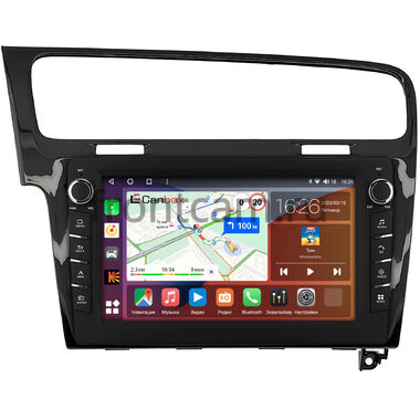 Volkswagen Golf 7 (2012-2020) (глянцевая) Canbox H-Line 7836-10-469 на Android 10 (4G-SIM, 4/32, DSP, QLed) С крутилками