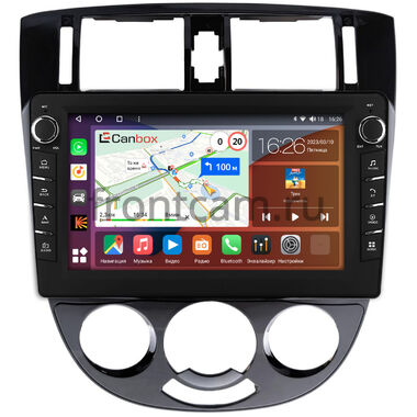 Daewoo Gentra 2 2013-2015, Nubira 3 2003-2004 (черная, глянцевая) Canbox H-Line 7837-10-0830 на Android 10 (4G-SIM, 4/64, DSP, QLed) С крутилками