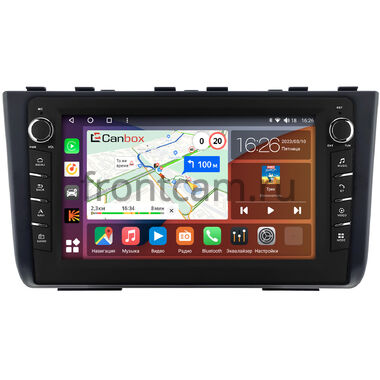 Hyundai Creta 2 (2021-2024) (черная, матовая) Canbox H-Line 7837-10-2526 на Android 10 (4G-SIM, 4/64, DSP, QLed) С крутилками