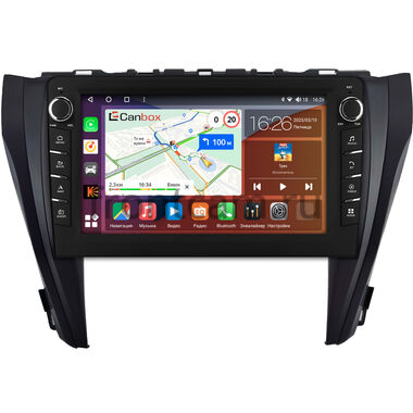 Toyota Camry XV55 2014-2018 (для авто без камеры) Canbox H-Line 7838-10-1692 на Android 10 (4G-SIM, 6/128, DSP, QLed) С крутилками