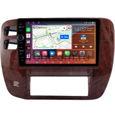 Nissan Patrol (Y61) 1997-2004 (цвет дерево) Canbox H-Line 7842-9-0333 на Android 10 (4G-SIM, 4/32, DSP, QLed)