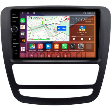 JAC T6 (2015-2024) (черная) Canbox H-Line 7842-9-0550 на Android 10 (4G-SIM, 4/32, DSP, QLed)