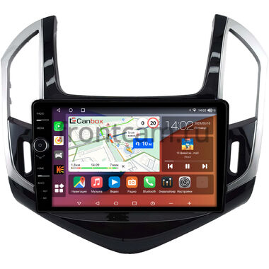 Chevrolet Cruze 2012-2016 (черно-серая, глянцевая) Canbox H-Line 7843-9-0664 на Android 10 (4G-SIM, 4/64, DSP, QLed)