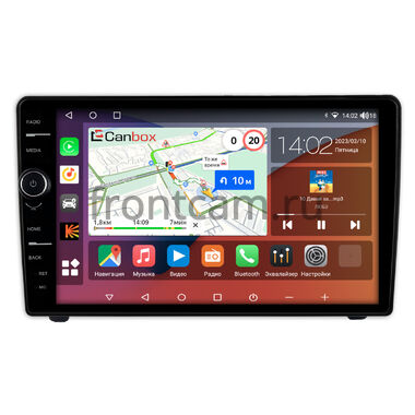 Peugeot 407 2004-2010 (черная, матовая) Canbox H-Line 7843-9-6716 на Android 10 (4G-SIM, 4/64, DSP, QLed)