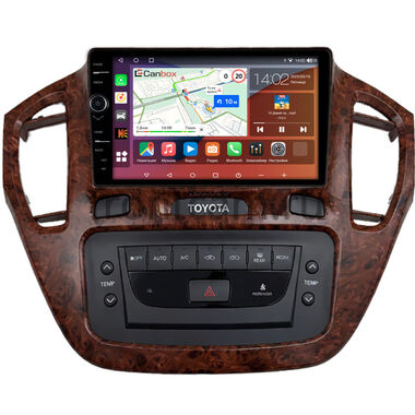 Toyota Highlander (U20), Kluger (XU20) 2000-2007 (орех) Canbox H-Line 7845-9-1562 на Android 10 (4G-SIM, 8/256, DSP, QLed)