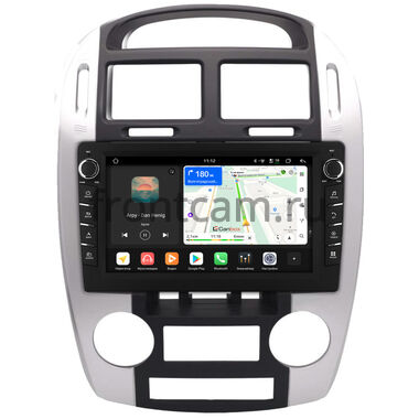 Kia Cerato 2003-2009 (для авто с климат-контролем) Canbox H-Line 8834-9-1575 на Android 14 (4G-SIM, 6/128, DSP, IPS) С крутилками