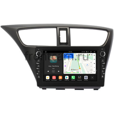 Honda Civic 9 5D 2011-2015 (левый руль, хэтчбэк) Canbox H-Line 8833-9-0108 Android 14 (4G-SIM, 4/64, DSP, IPS) С крутилками