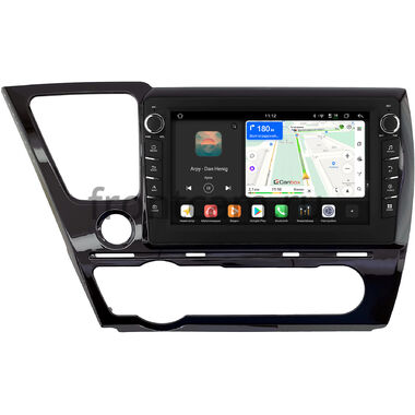 Honda Civic 9 4D 2013-2017 (глянцевая, левый руль, седан) Canbox H-Line 8834-9-0131 Android 14 (4G-SIM, 6/128, DSP, IPS) С крутилками